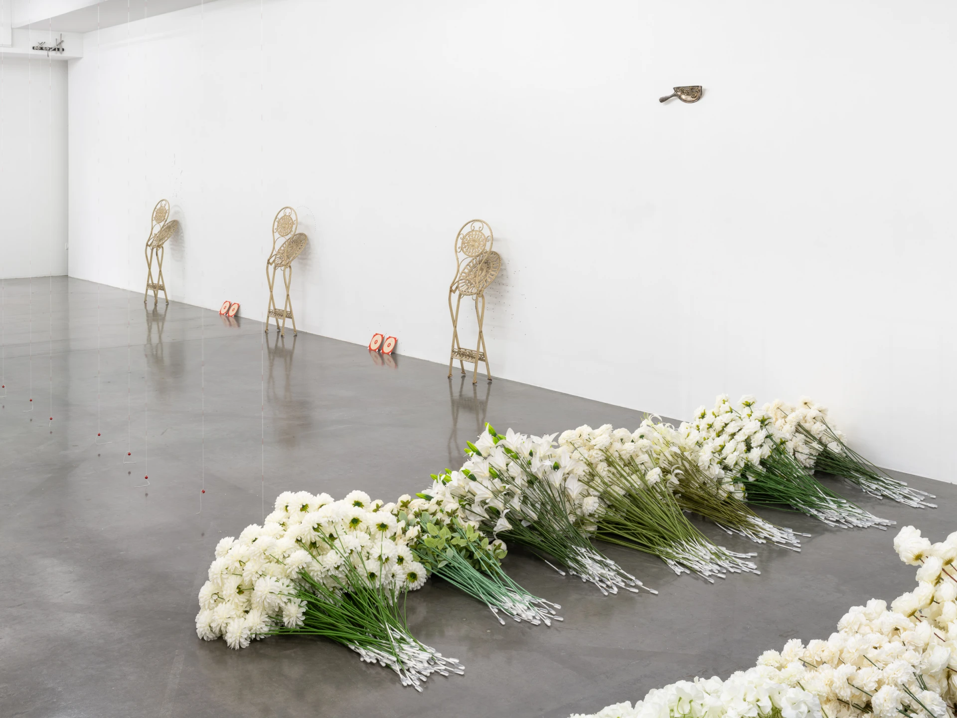 Vue de l'exposition MA Félicité, Ruoxi Jin, Project Room du Plateau, Frac Île-de-France, 2026 © Martin Argyroglo